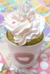谷田青果の芋粉を使ったマグカップケーキ