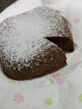 糖質制限☆しっとりココアおから蒸しパン