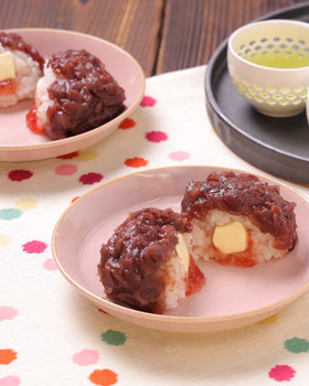 いちごとクリームチーズのスイーツおはぎ♡