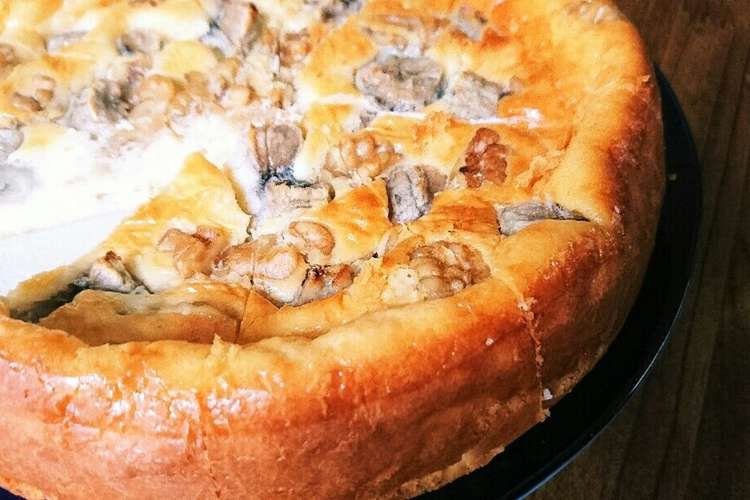 クルミとバナナのベイクドチーズケーキ レシピ 作り方 By こむぎ クックパッド 簡単おいしいみんなのレシピが350万品