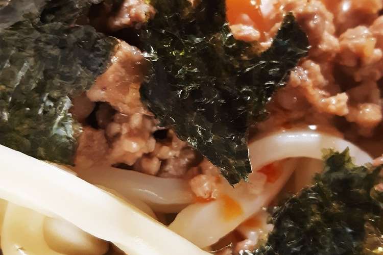 究極の手抜き 坦々釜玉うどん レシピ 作り方 By いしわりざくら クックパッド 簡単おいしいみんなのレシピが360万品