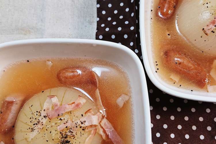 簡単 電気圧力鍋de丸ごと玉ねぎスープ レシピ 作り方 By 3coco クックパッド 簡単おいしいみんなのレシピが352万品