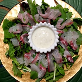 鯛のカルパッチョ