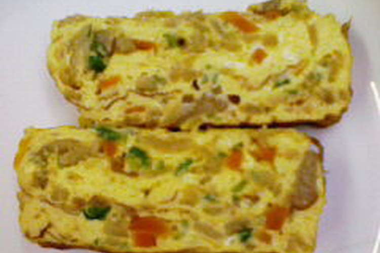 切干大根リメイク玉子焼き レシピ 作り方 By おかちゃんキッチン クックパッド