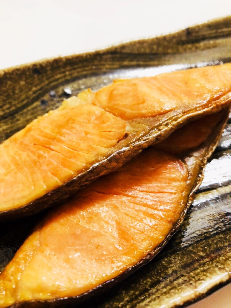 オーブントースターで美味しく焼き鮭☆の画像