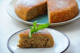 炊飯器でバナナ紅茶ケーキ