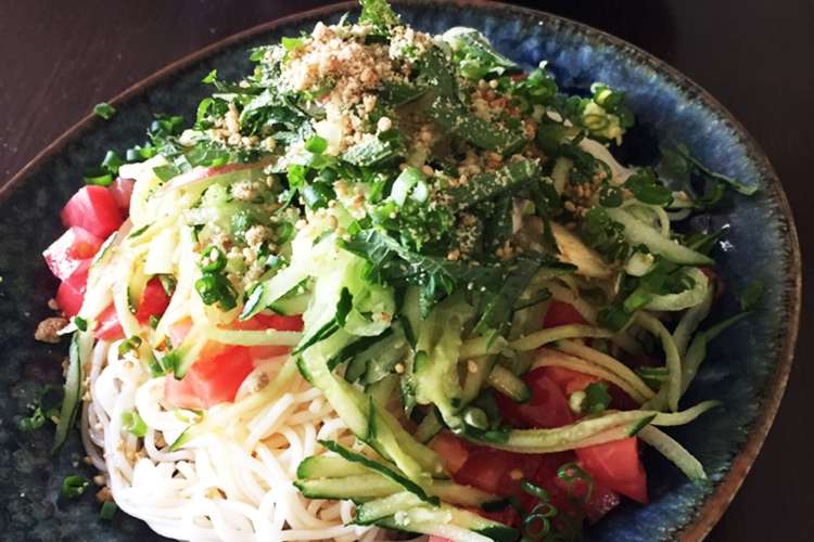 ツナとトマトのぶっかけそうめん 何食べ レシピ 作り方 By そーしゃん クックパッド