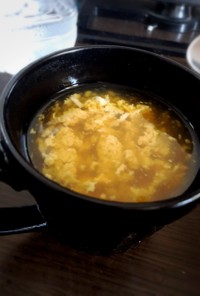 生姜味のホワホワ卵スープ♫洗い物鍋のみ！