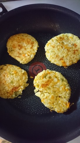 新玉ねぎピーマン人参高野豆腐チーズおやき