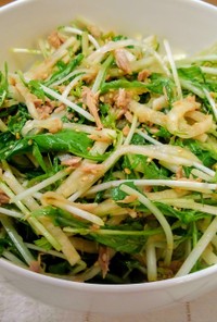 ★大根水菜ツナの中華風サラダ