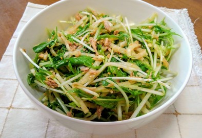 ★大根水菜ツナの中華風サラダの写真