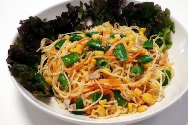 具だくさんの明太子サラスパ レシピ 作り方 By シャア専用料理長 クックパッド