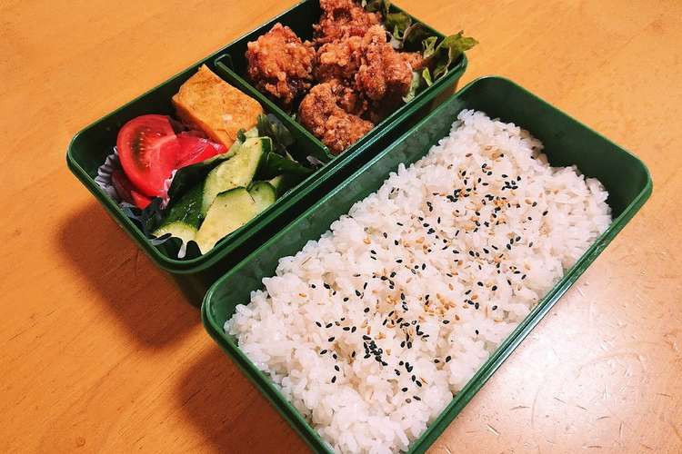 中学生男子のから揚げ弁当 レシピ 作り方 By Eyemin クックパッド 簡単おいしいみんなのレシピが353万品