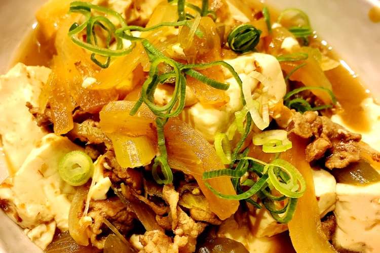 簡単 めんつゆで肉豆腐 レシピ 作り方 By Nyaa クックパッド 簡単おいしいみんなのレシピが356万品