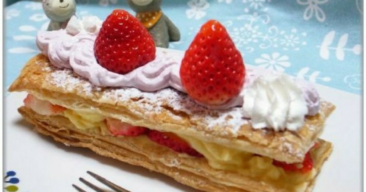 フレッシュイチゴとクリームパイのレシピ