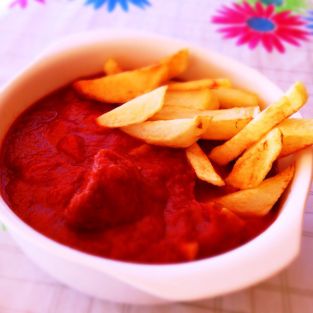 お肉のトマト煮　スペイン風の画像