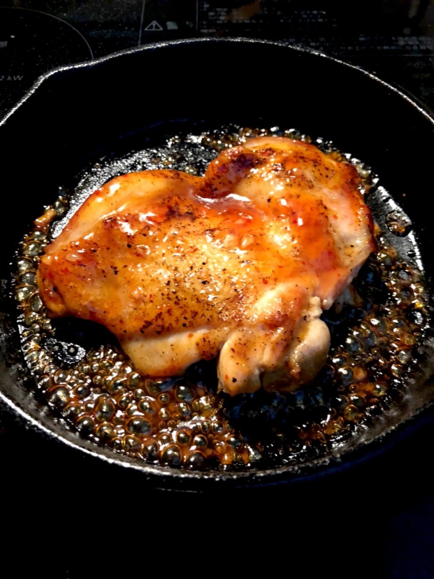 鶏モモのエスニックステーキの画像