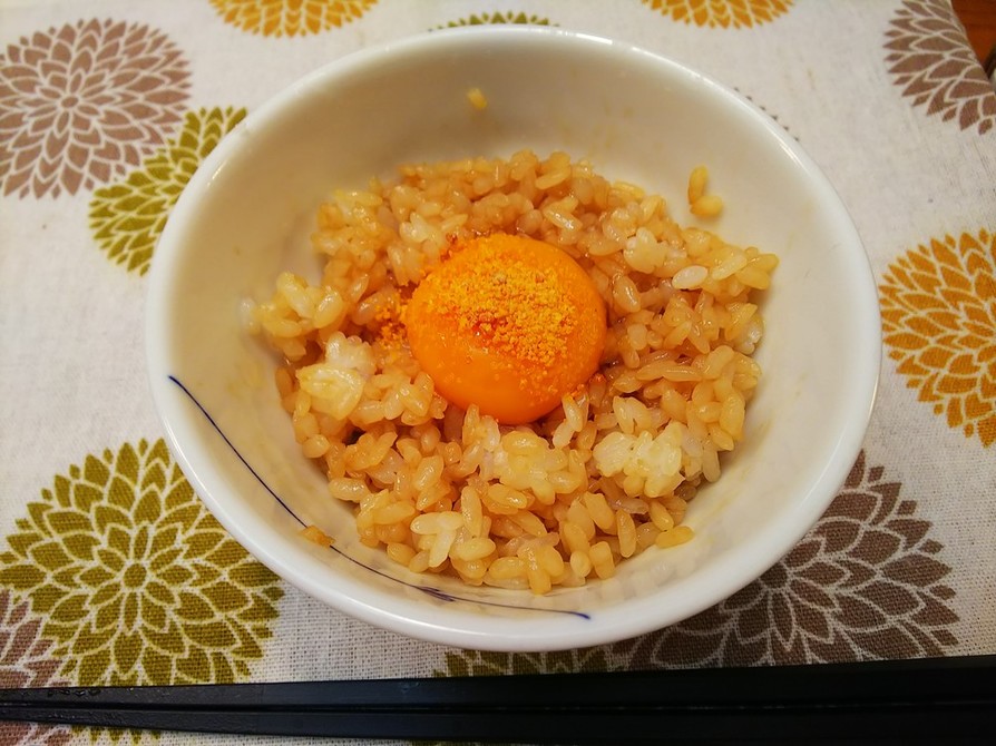 簡単美味・塩卵かけご飯の画像