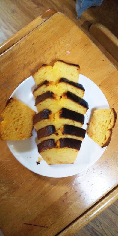 マーマレードのパウンドケーキの写真