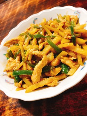 ☆カレー風青椒肉絲☆