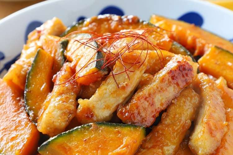 豚ロース厚切り肉と南瓜のオイスター炒め レシピ 作り方 By まこりんとペン子 クックパッド 簡単おいしいみんなのレシピが375万品