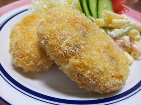 ホクホク甘めな野菜たっぷり肉なしコロッケ