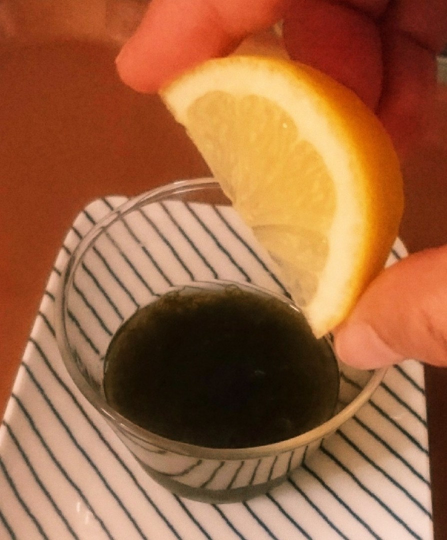 もずく酢＋レモンの画像