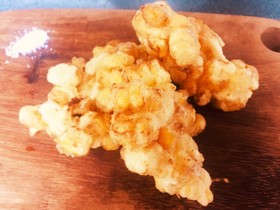 とうもろこしのかき揚げ!旬!甘い!