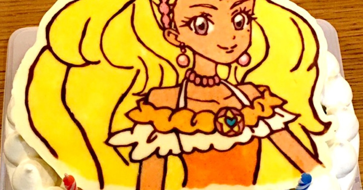 キャラクターケーキ プリキュア ソレイユ レシピ 作り方 By 腹ペコ 青虫 クックパッド 簡単おいしいみんなのレシピが359万品