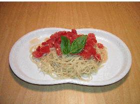 生トマトのパスタ