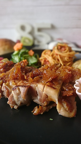 ジューシー!鶏肉甘夏マーマレードソテー