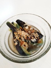 簡単★お酒のアテ★茄子の揚げ浸しの写真