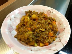 キーマカレー(ルー不使用)