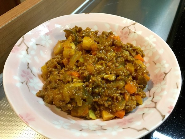 キーマカレー(ルー不使用)