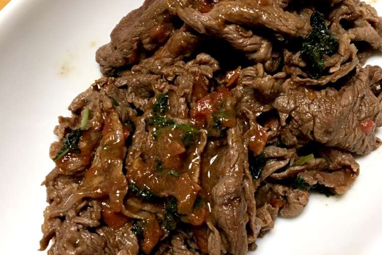 糖質オフ 牛肉のさっぱり梅シソ炒め レシピ 作り方 By Pink Lemonade クックパッド 簡単おいしいみんなのレシピが352万品