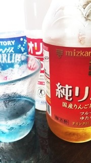 りんご酢☆炭酸水の写真