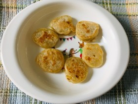 離乳食後期:バナナのパンケーキ(おやつ)