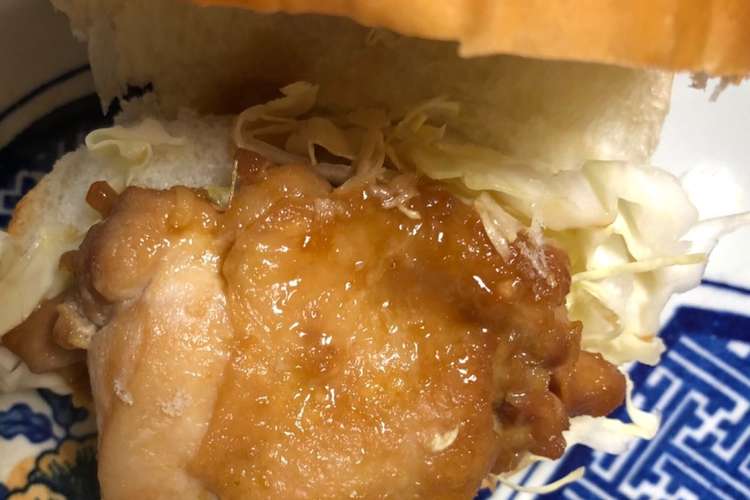 照り焼きチキンサンドイッチ レシピ 作り方 By アークライナス クックパッド
