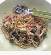 麺つゆで超簡単❁⃘和風パスタの写真