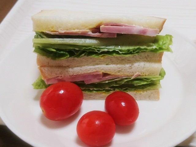 サンチュとハムのサンドイッチ レシピ 作り方 By チコリママ クックパッド 簡単おいしいみんなのレシピが358万品 サンチュとハムのサンドイッチ レシピ 作り方 By チコリママ クックパッド 簡単おいしいみんなのレシピが358万品