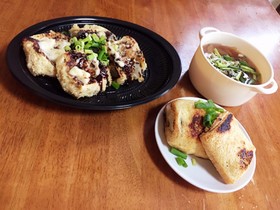 粉も卵も不要!すし揚げで満腹キャベツ焼き