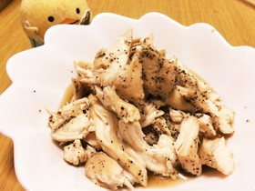 鳥むね肉 レンジ蒸し鶏 保存用