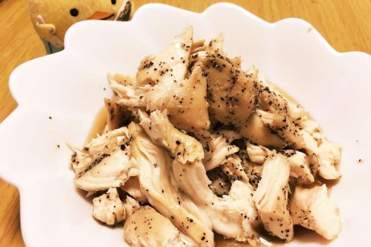 レンジ蒸し鶏 保存用 むね肉 ササミ レシピ 作り方 By シンパパkikka クックパッド 簡単おいしいみんなのレシピが357万品