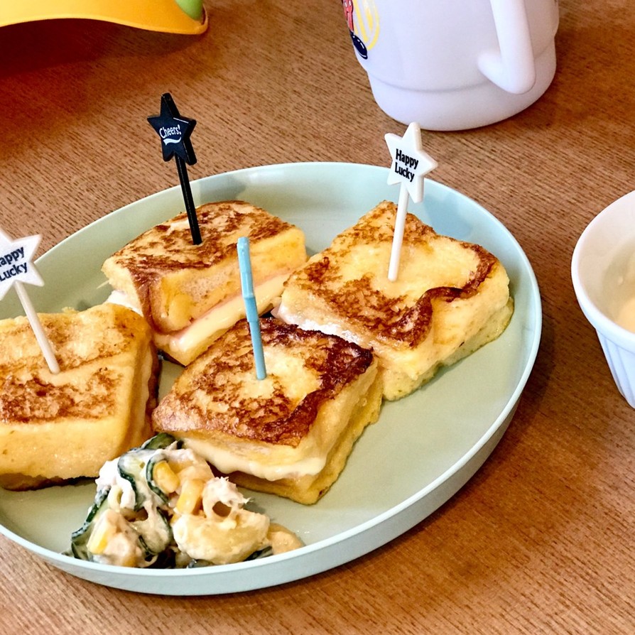 フレンチトースト ハム＆チーズの画像