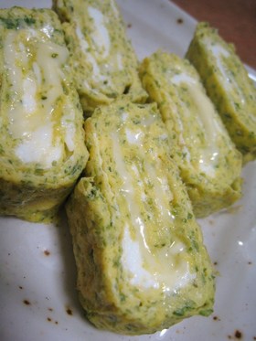 お弁当に★青のりとチーズの卵焼き