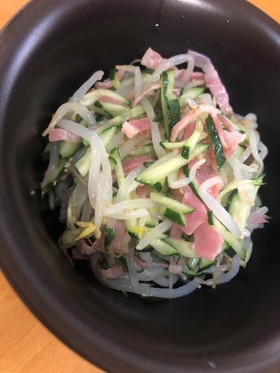 ベーコンが大事!にんにく塩サラダ 簡単