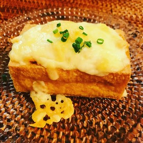 厚揚げと納豆のチーズ焼き
