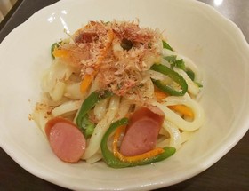 電子レンジ✿バター風味焼きうどん