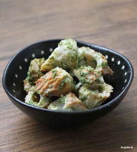 超簡単♪こな納豆でちくわの磯辺和え
