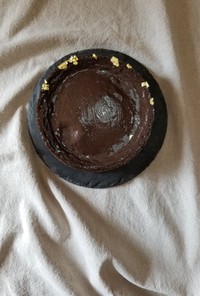 新月のようなチョコレートチーズケーキ